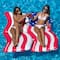 Swimline 6ft. American Flag Patriotic Inflatable Swimming Pool Floats, 2ct.